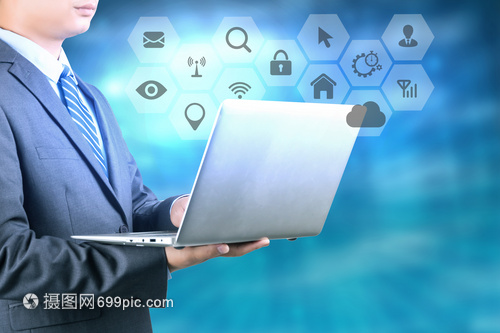 商務西裝、筆記本電腦與網絡商務信息服務 現代商人的三大利器